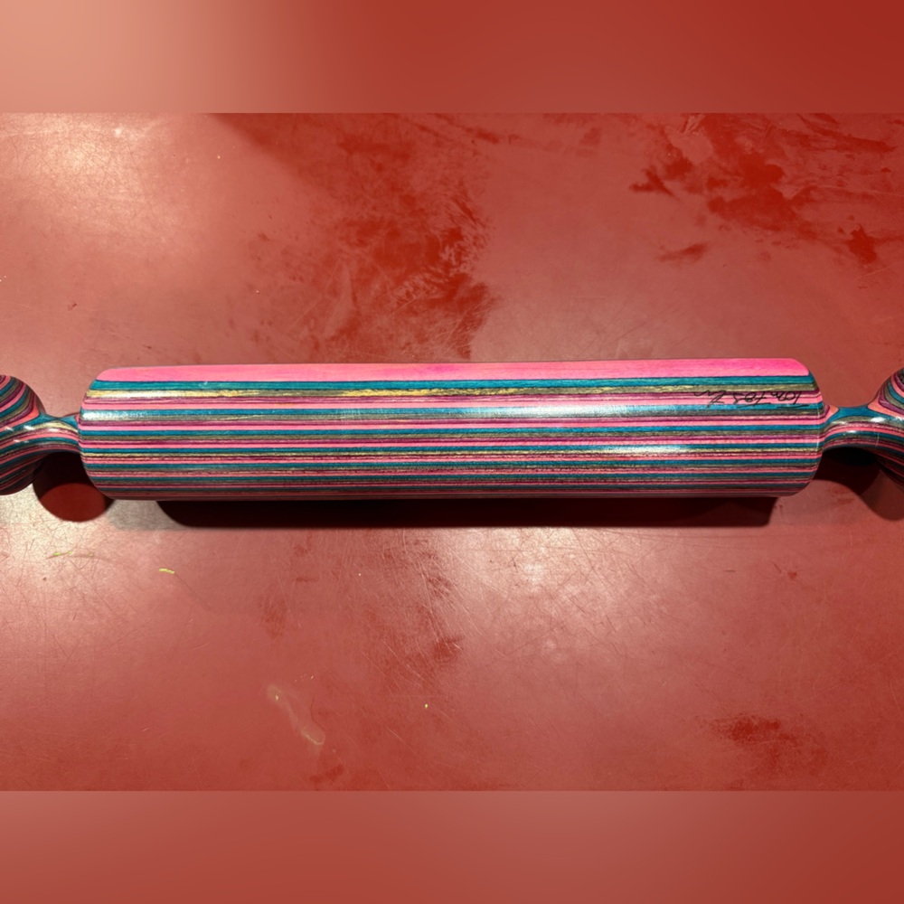 Tom foster Colorful Striped Rolling Pin